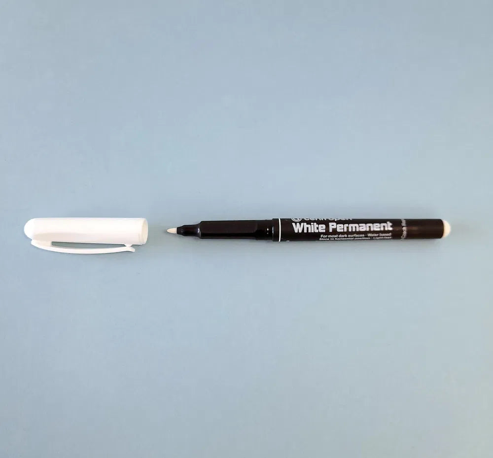 White Permanent Marker Pen