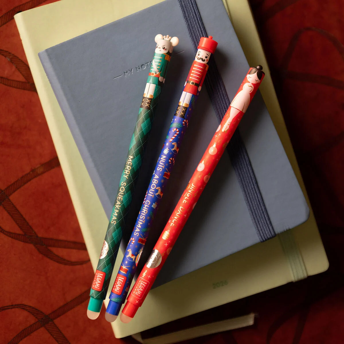 Set of 3 Erasable Gel Pens - The Nutcracker