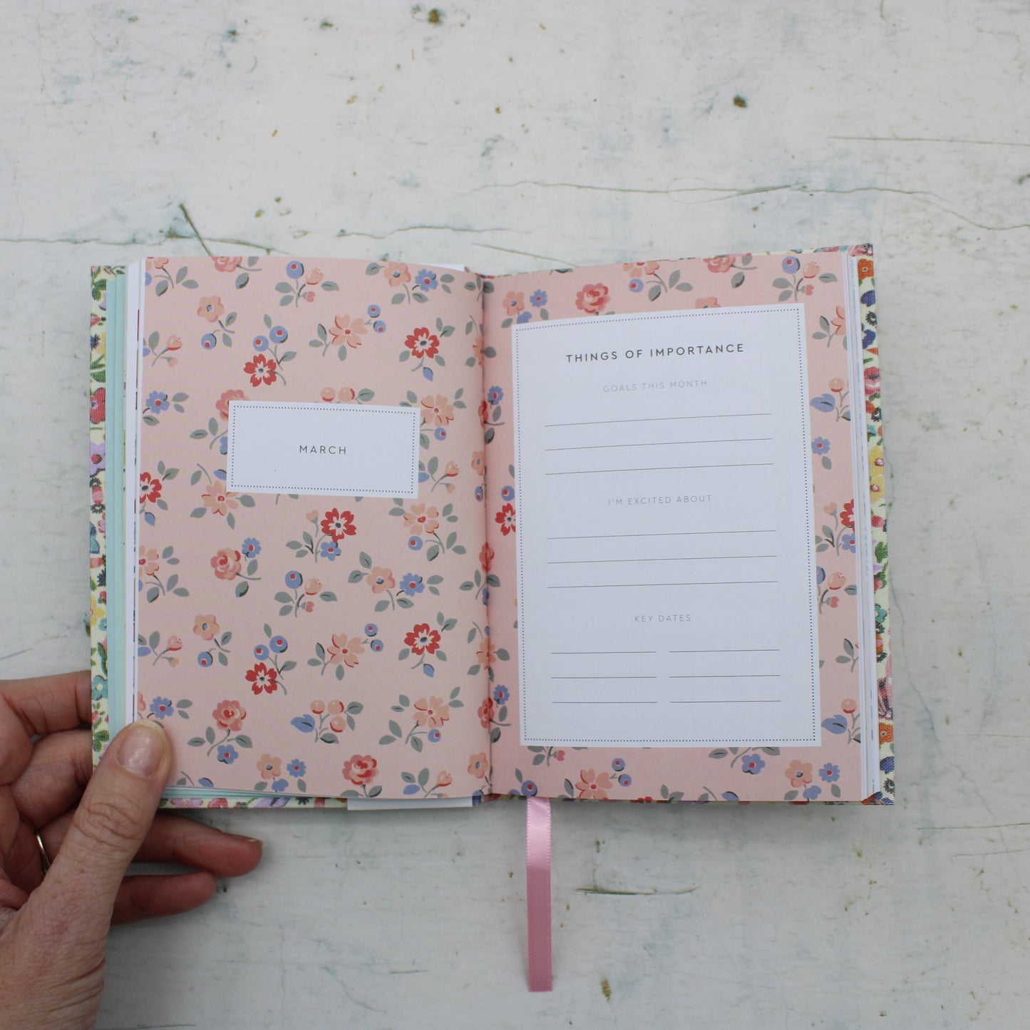 2026 Floral Ditsy Diary -A6