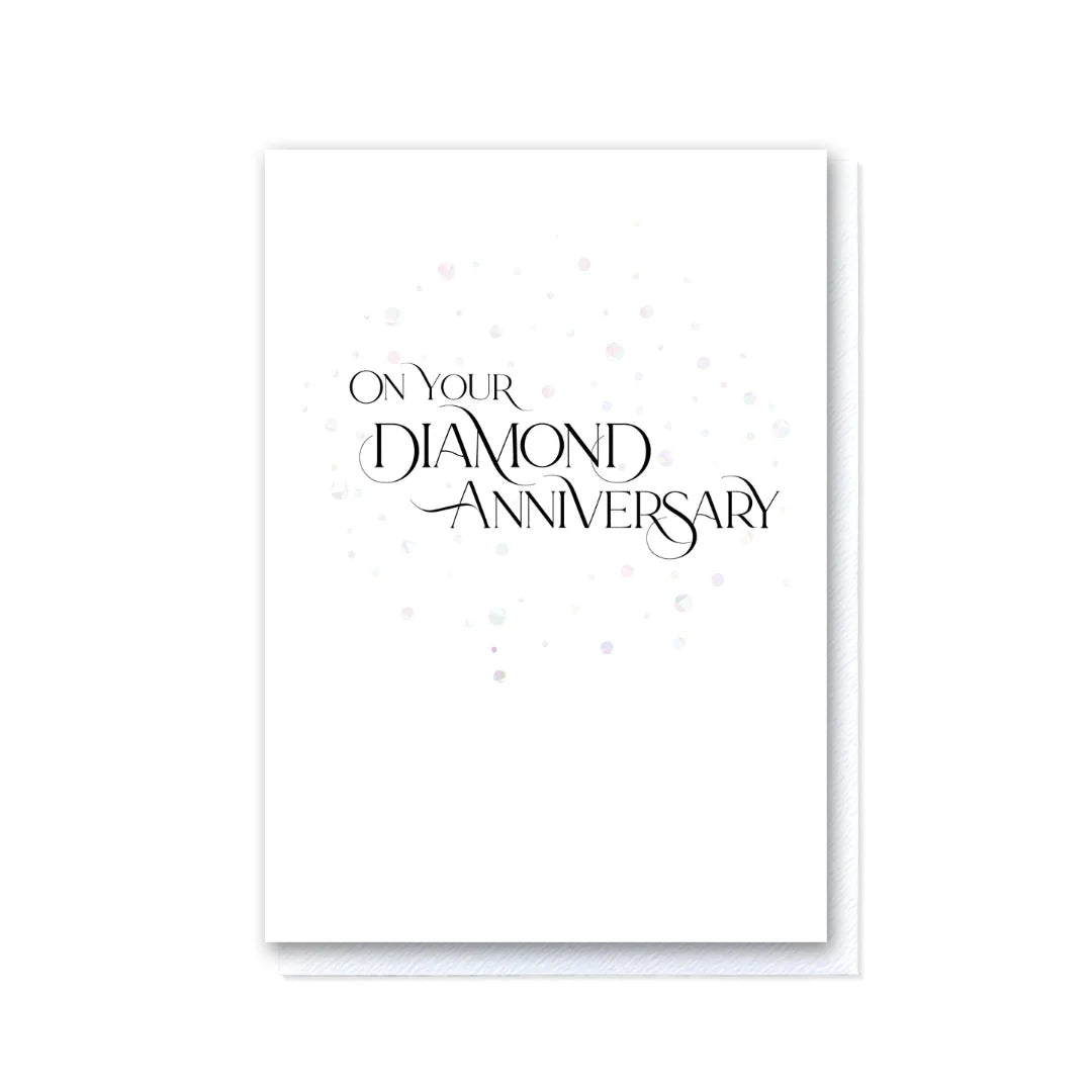 Diamond Anniversary card