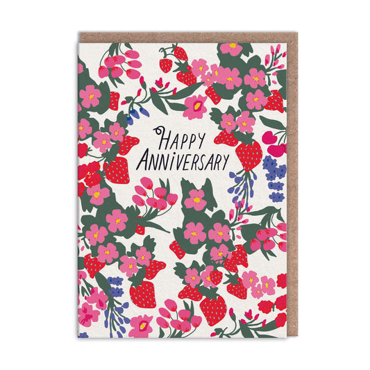 Red Floral Anniversary