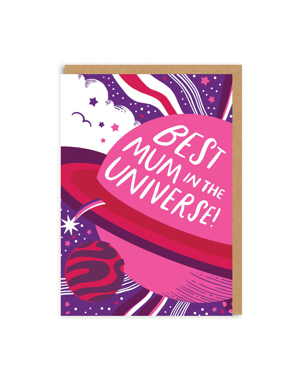 Best Mum Universe Greeting Card
