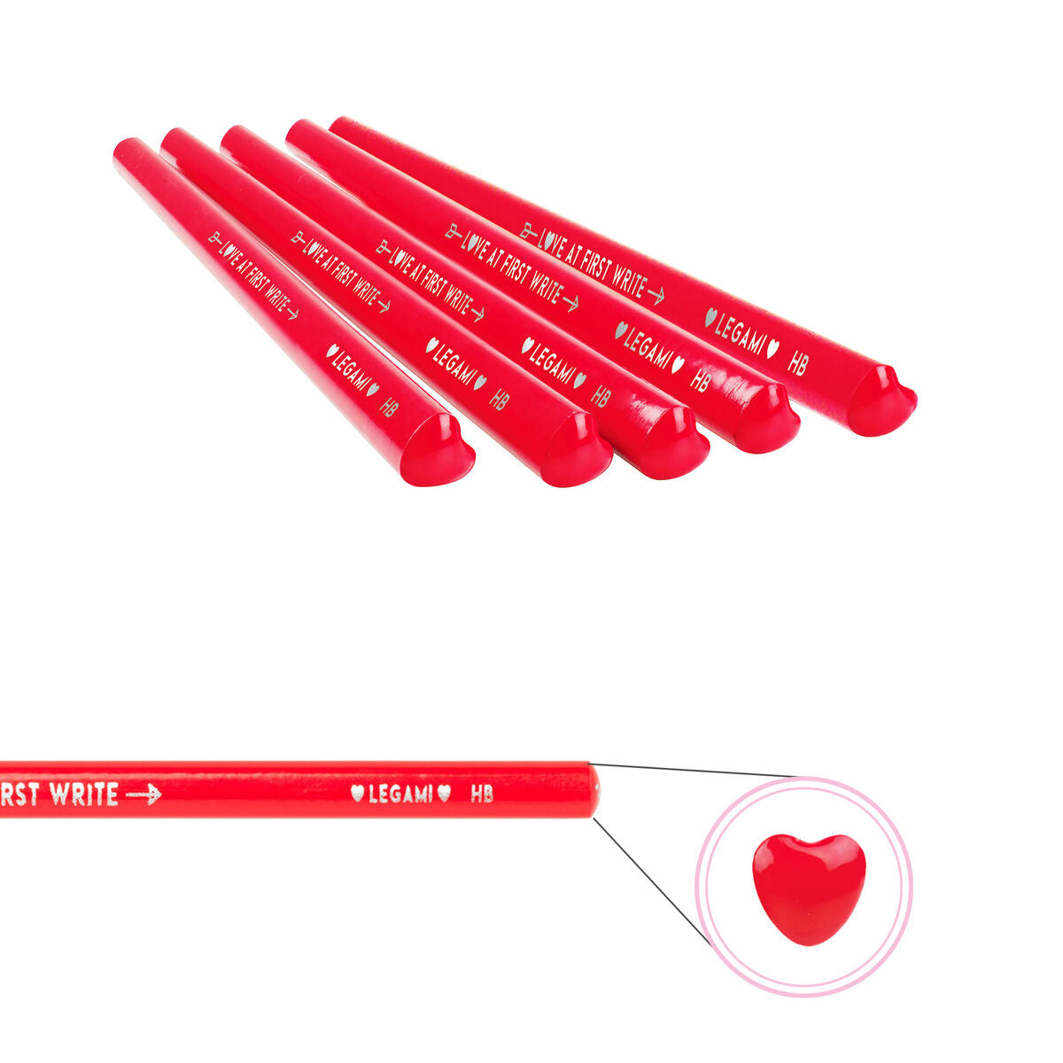 A heart shaped pencil from the Pencil Me In stationery shop.