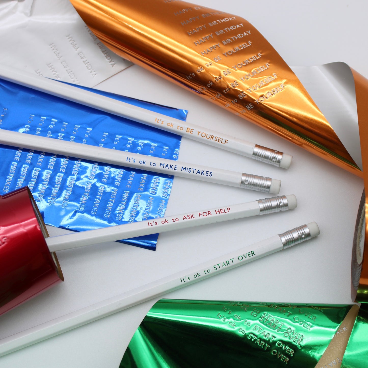 "It's ok to..." Pencils Gift Set