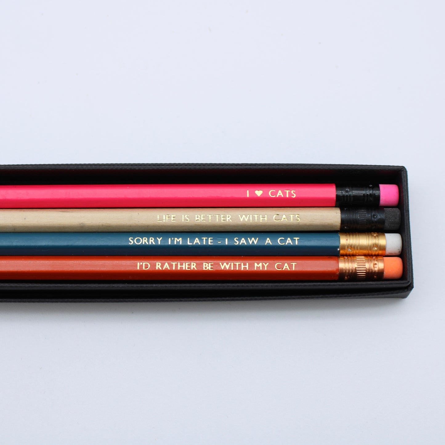 Cat themed Pencil Gift Set