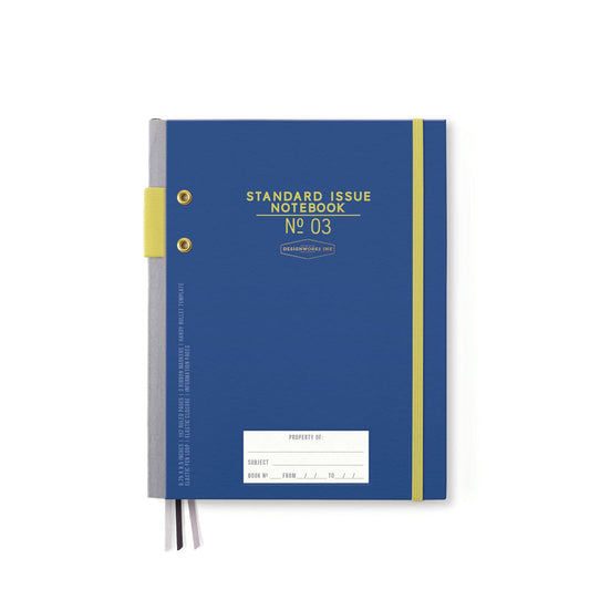 Standard Issue No.3 Notebook - Cobalt & Citron