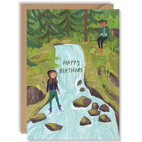 Birthday Waterfall Card