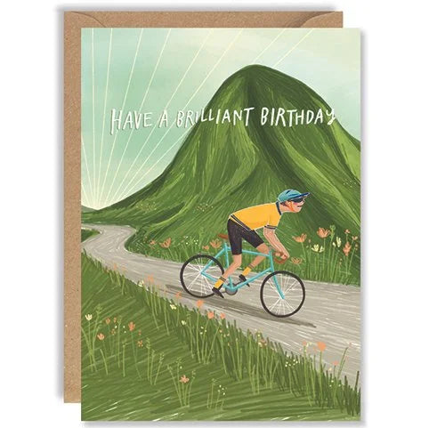 Brilliant Birthday cycle Card