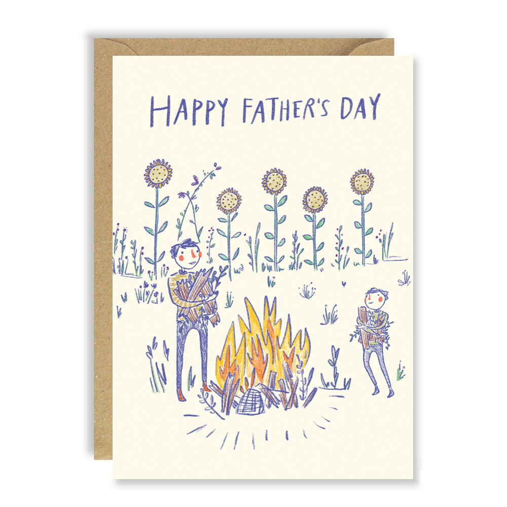 Father's Day fire card