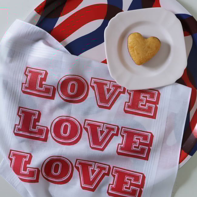 Love Love Love Hankie
