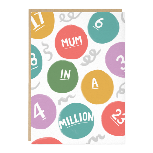 Mum in a million card