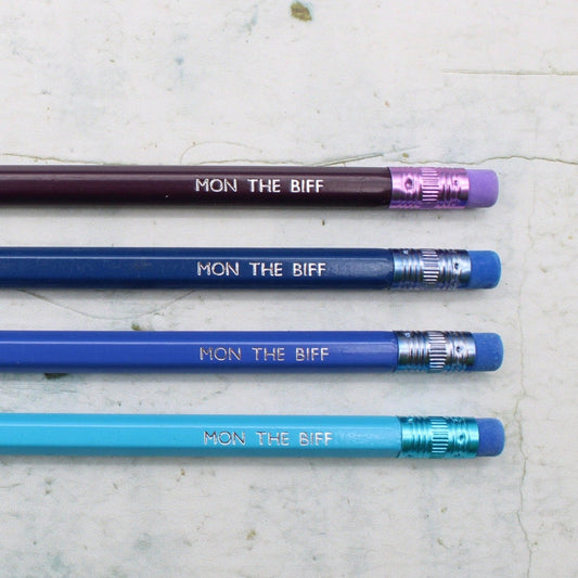 Printed Pencil - 'Mon the Biff