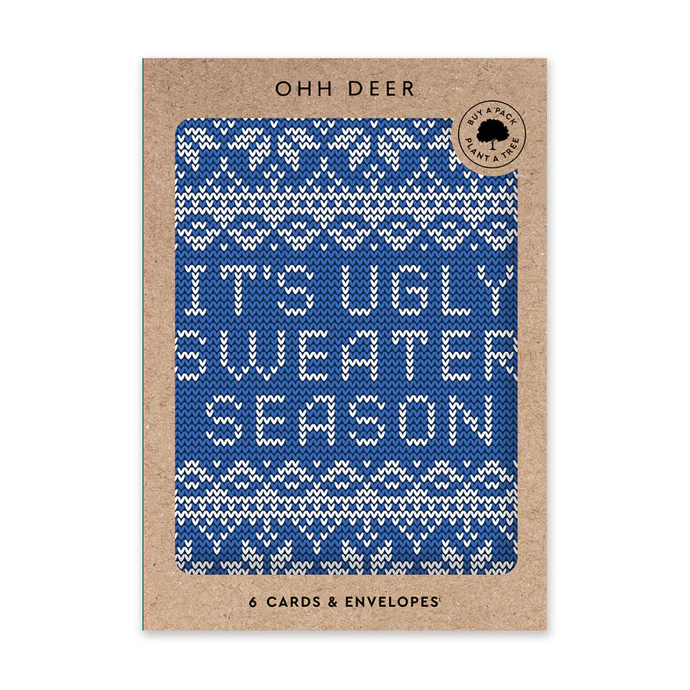 Ugly Sweater Season Charity Card - Pack of 6
