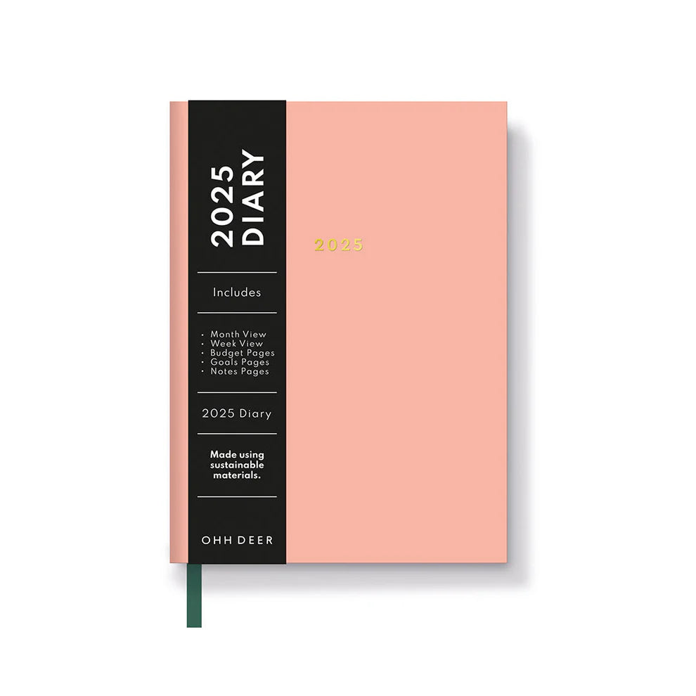 A 2025 diary from the Pencil Me In stationery shop.