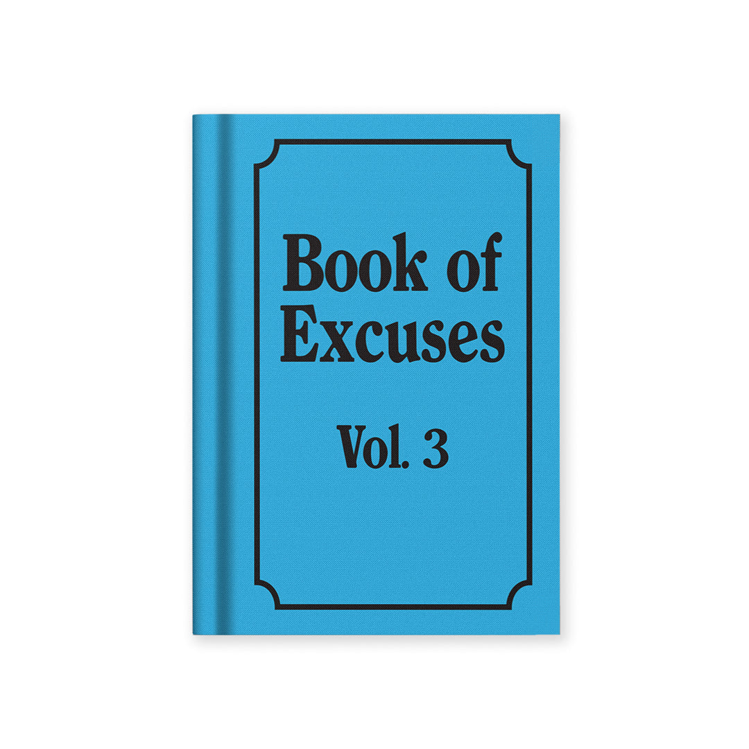 Book Of Excuses Fabric Hardback Notebook (A7)