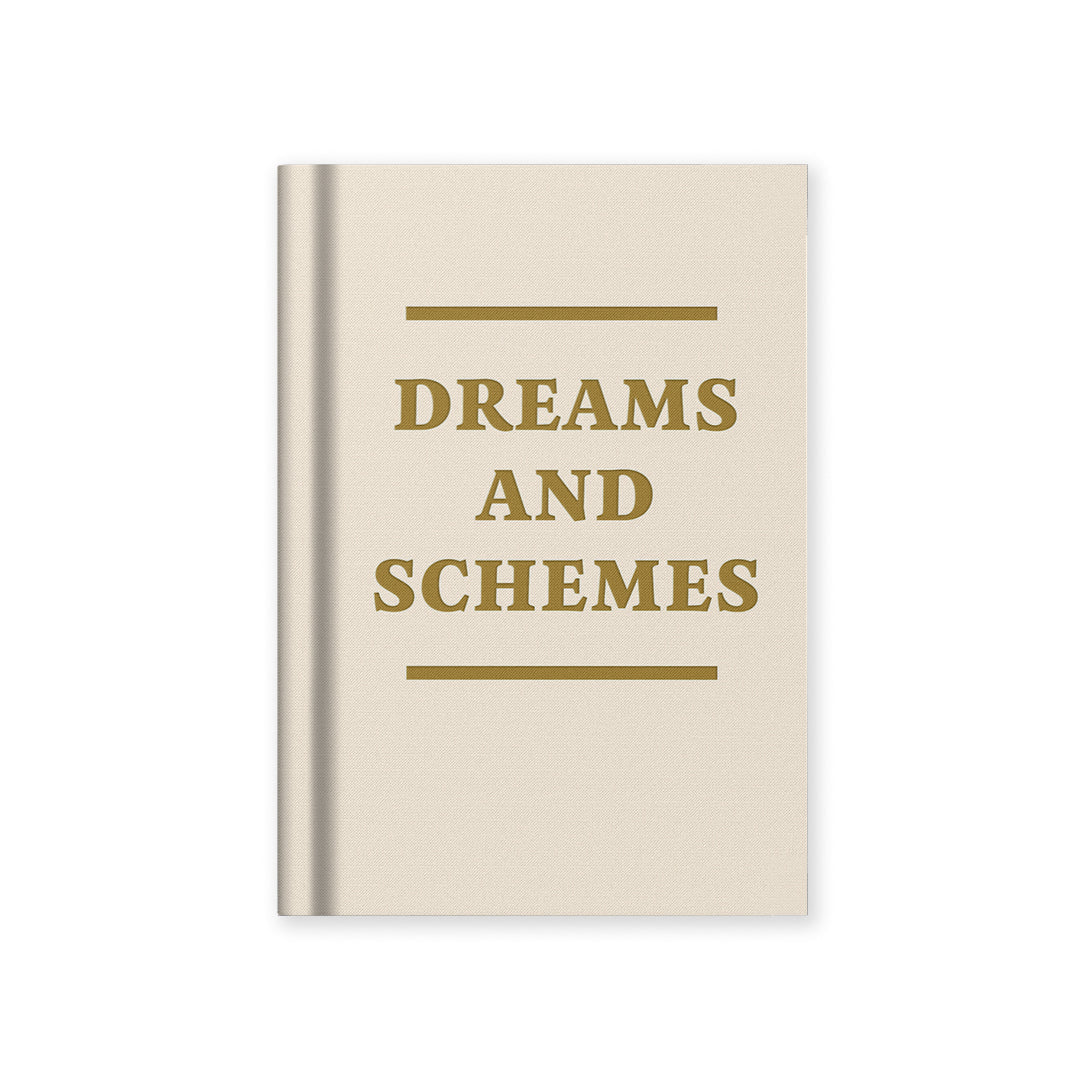 Dreams and Schemes Fabric Hardback Notebook (A7)