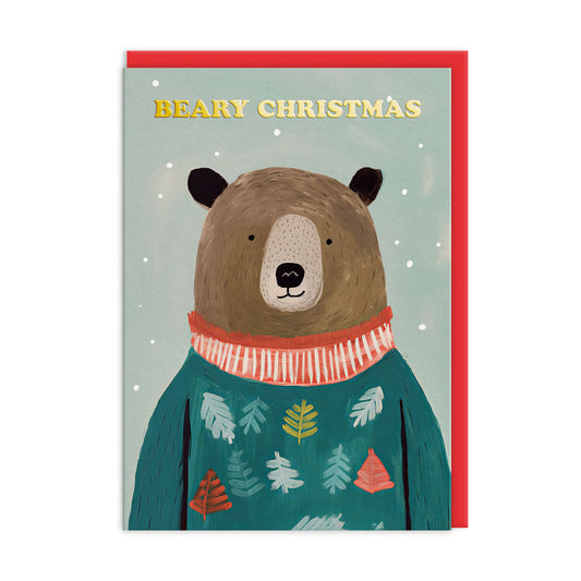 Festive Brown Bear