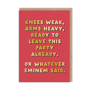 Knees Weak