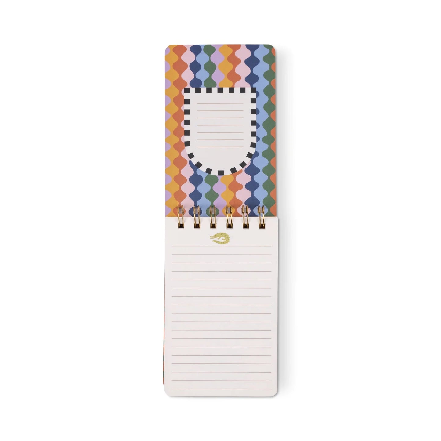 Crocodile flip notepad
