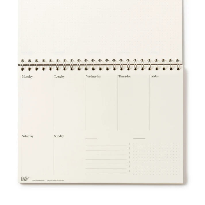 Marine Blue Weekly Planner