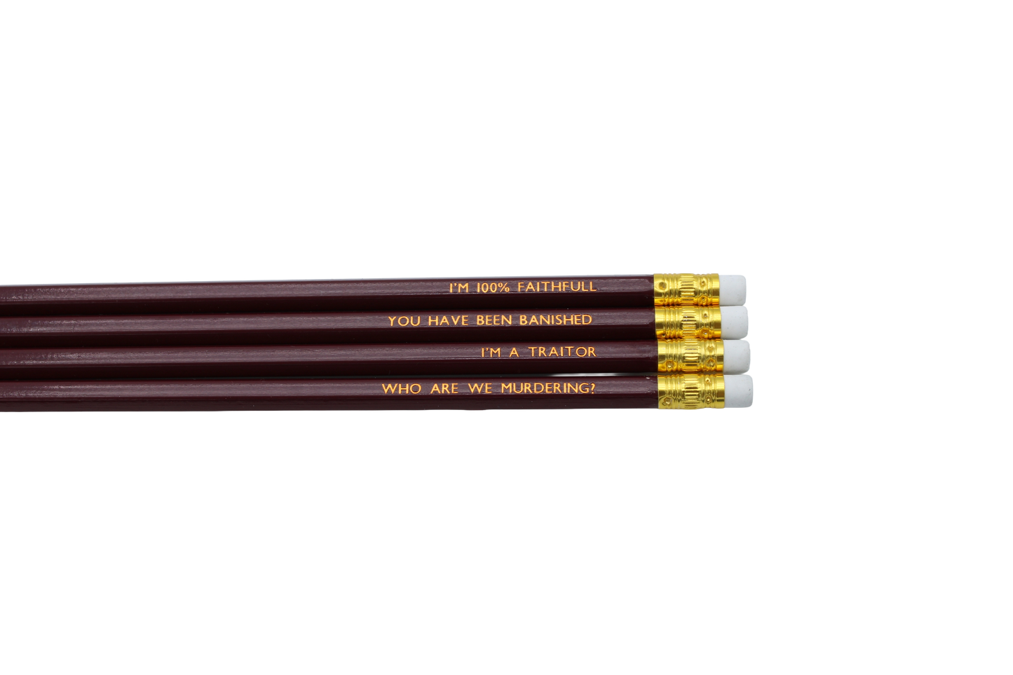 Traitors Inspired Pencil Set