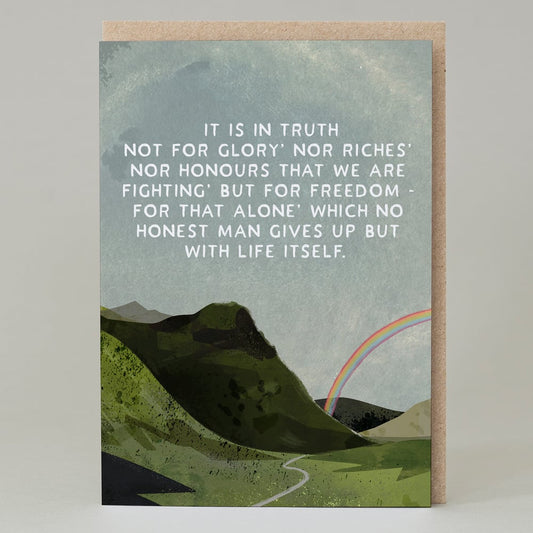 Declaration of Arbroath Card