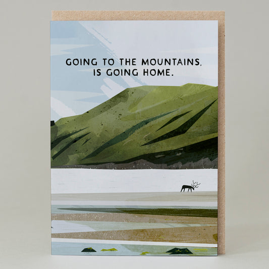 Going to the Mountains Card