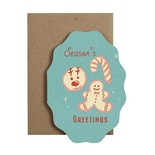 Season's Greetings Cookie Card