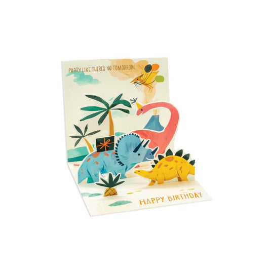 Dinosaurs Layered 3D Birthday Card