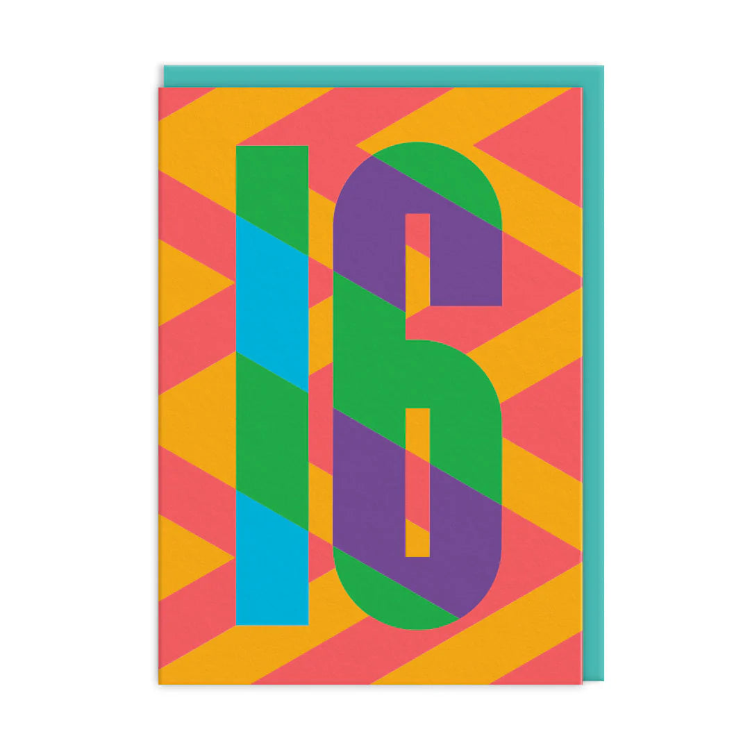 16 Birthday Card
