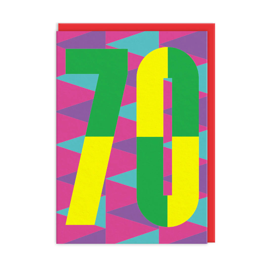 70 Birthday Card