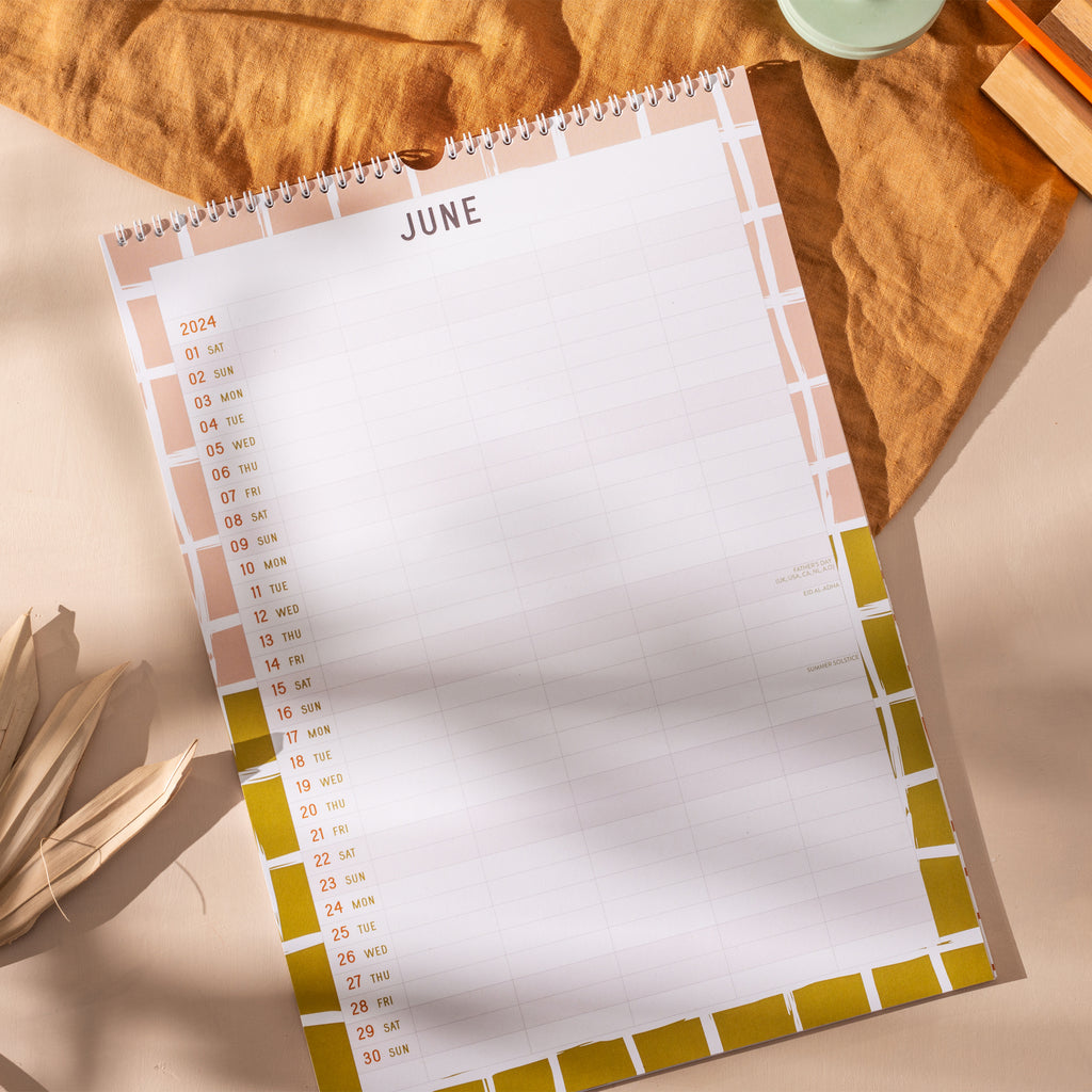 2024 Family Planner Calendar A3
