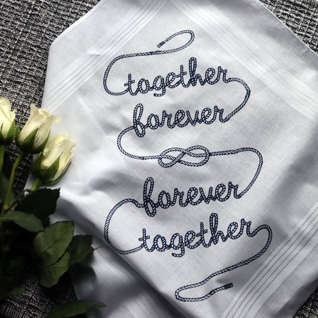 Together Forever Hankie