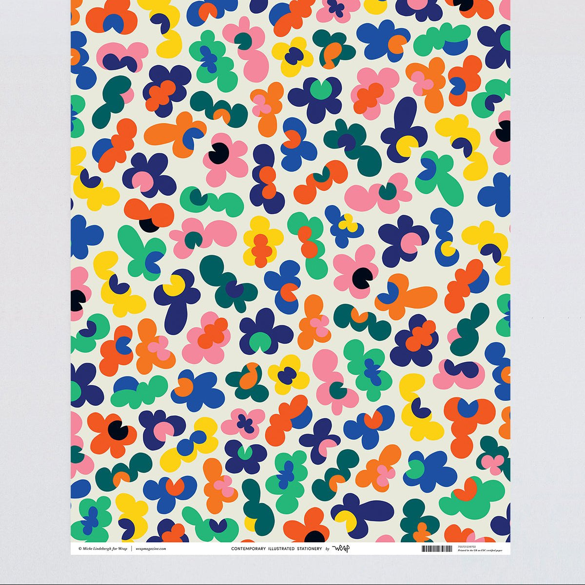 Flower Burst Wrapping Paper