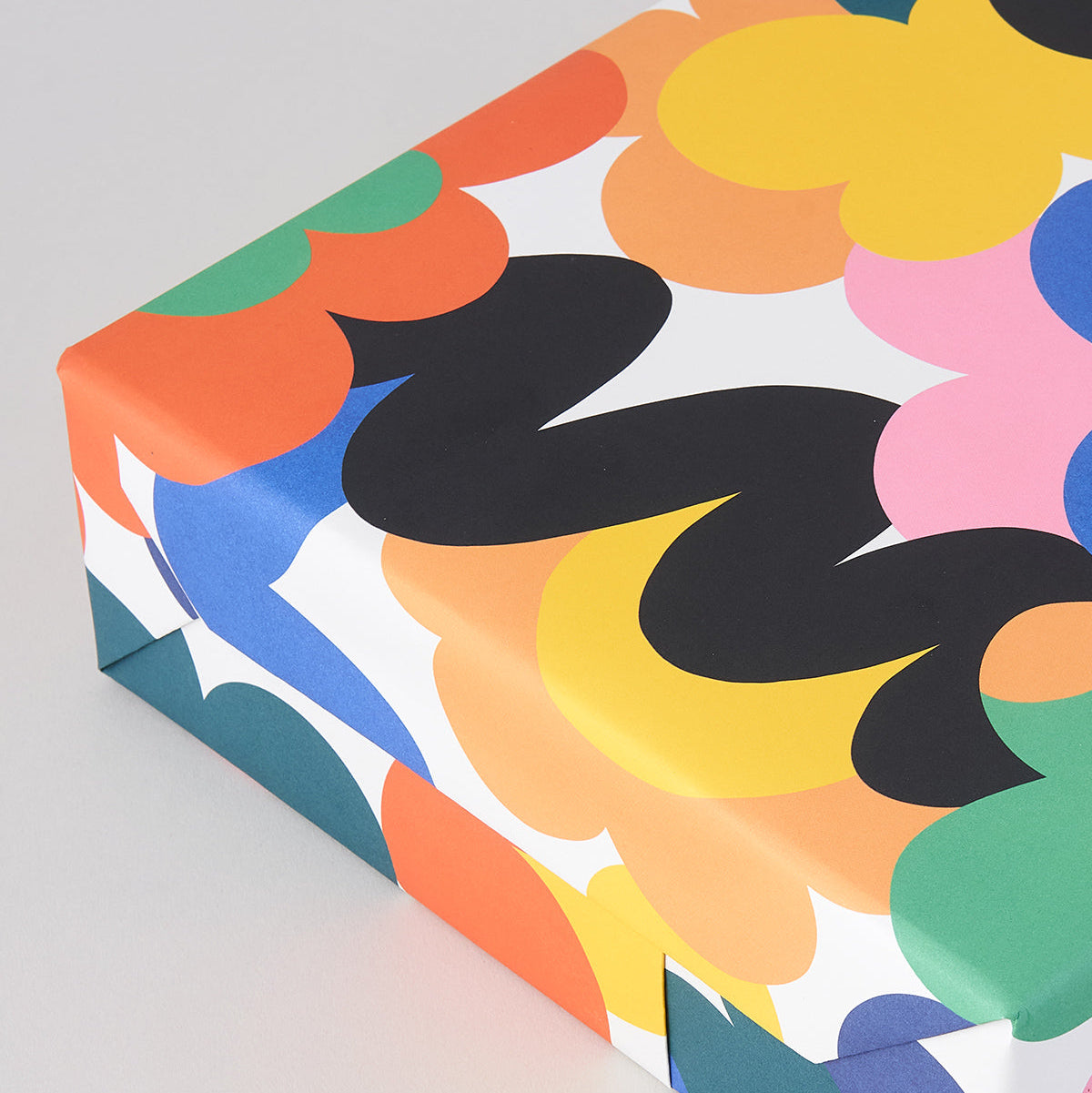 Abstract Flowers Wrapping Paper
