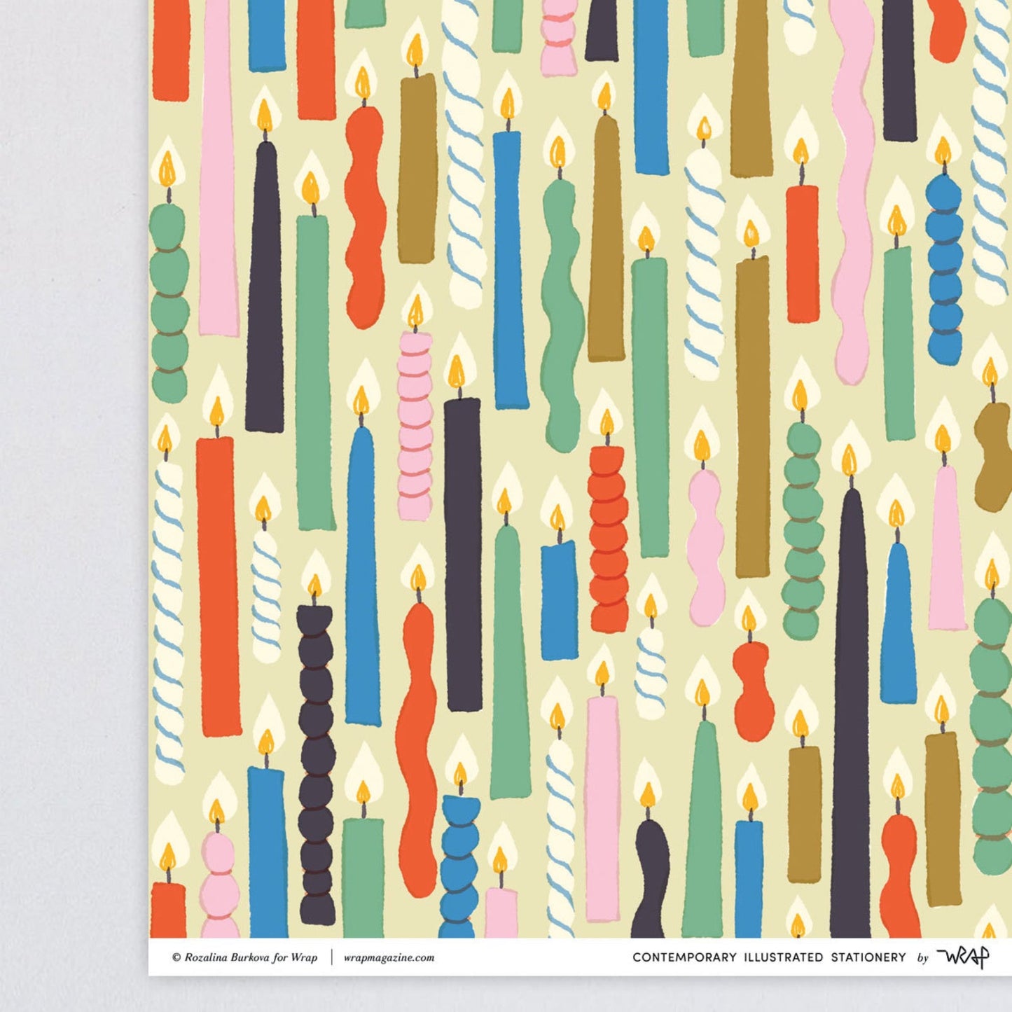 Candles Wrapping Paper