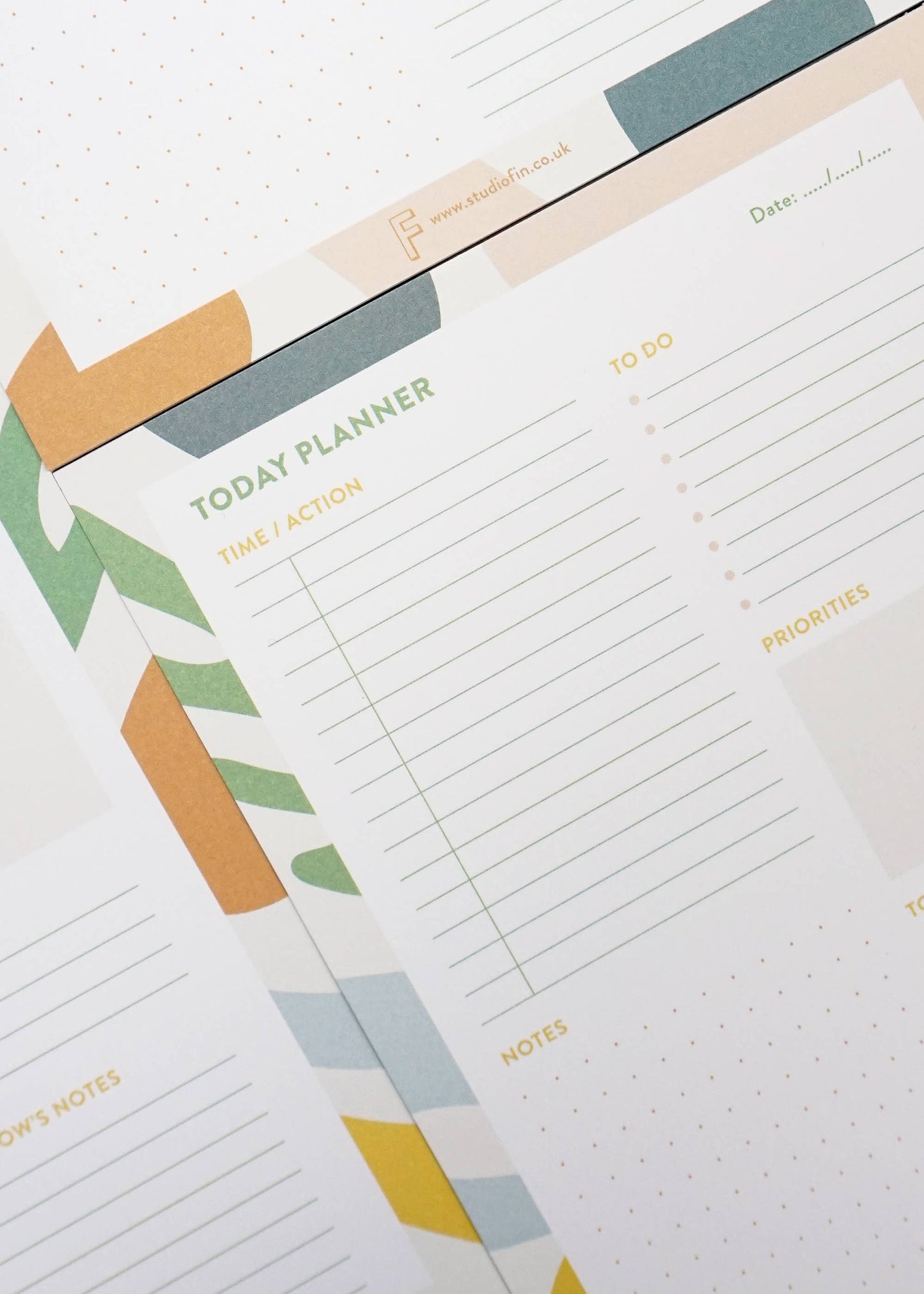 A5 Daily Planner Pad
