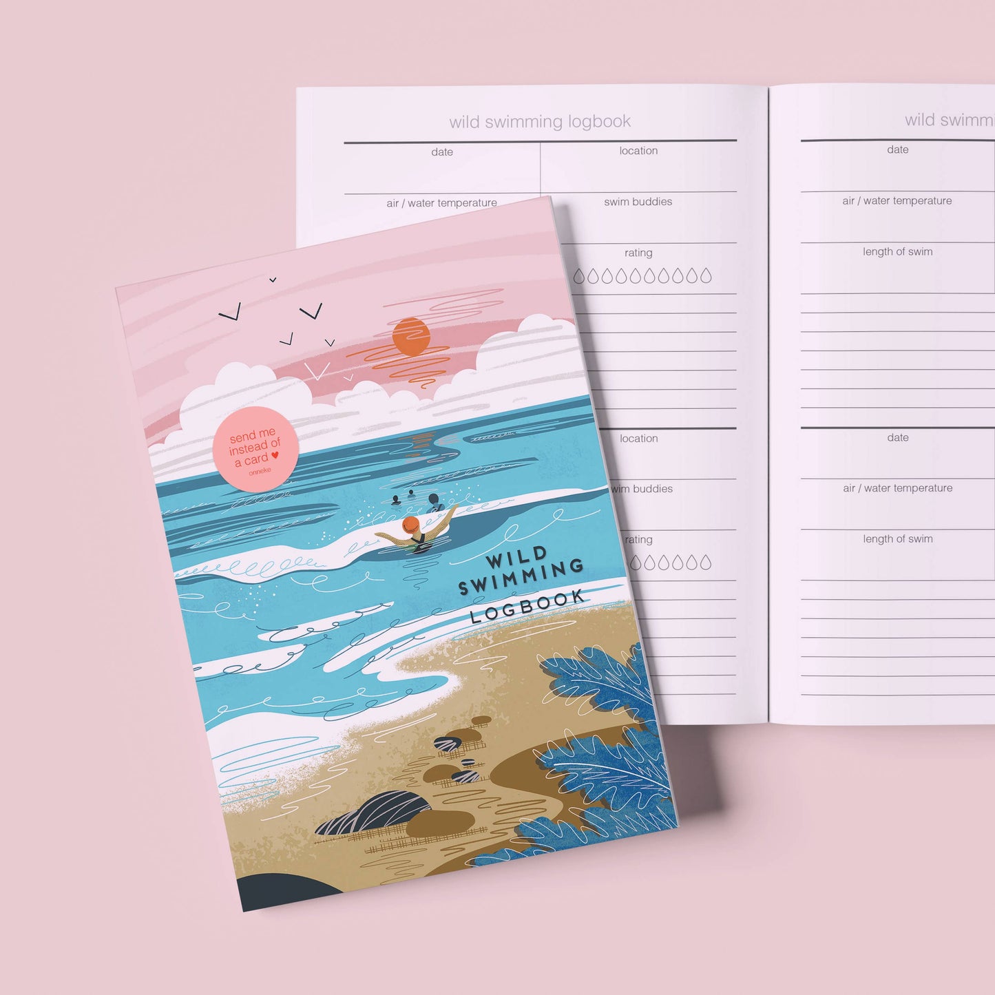 Wild swimming logbook