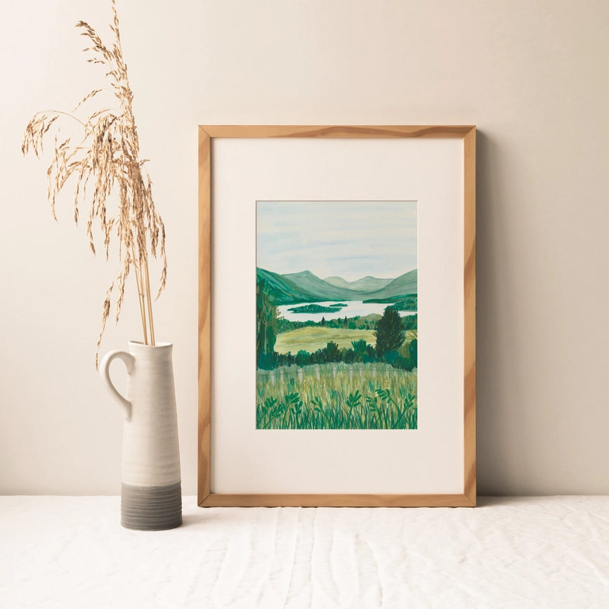 An A4 print from the Pencil Me In stationery shop.