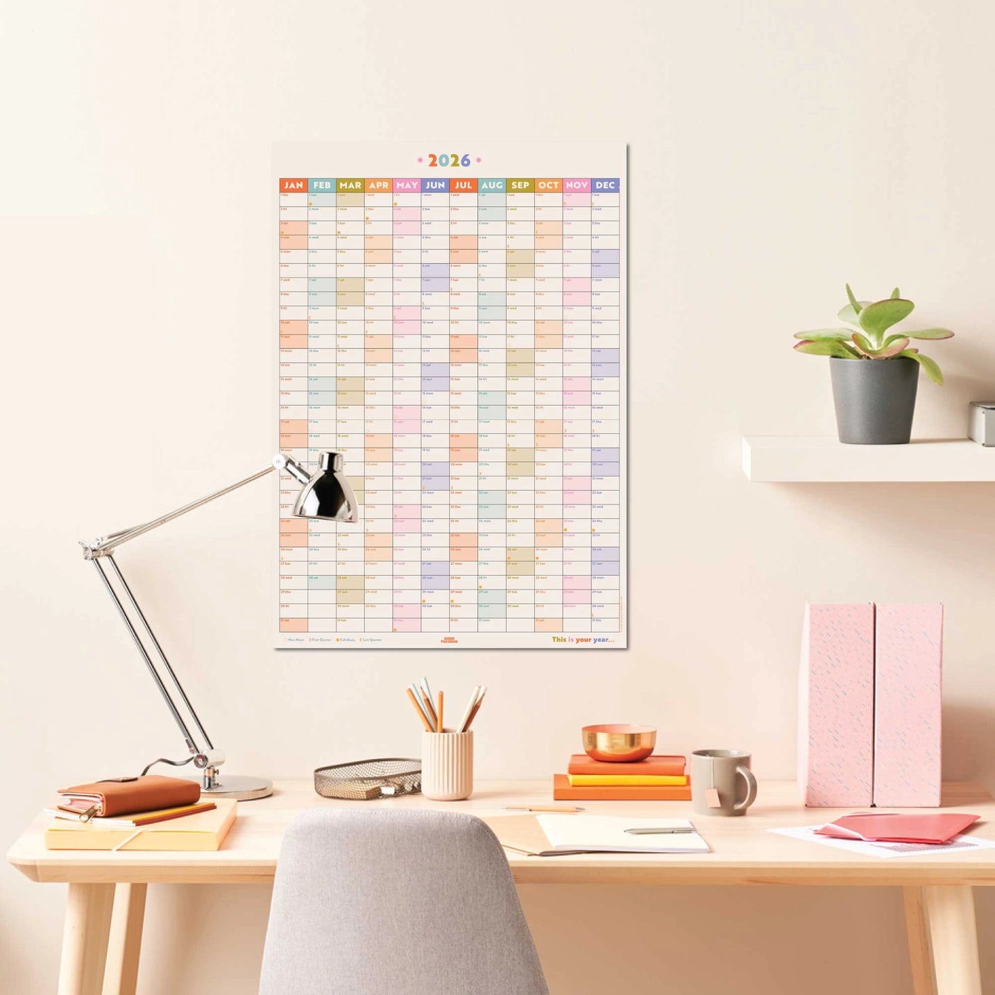2026 Wall Planner - Portrait