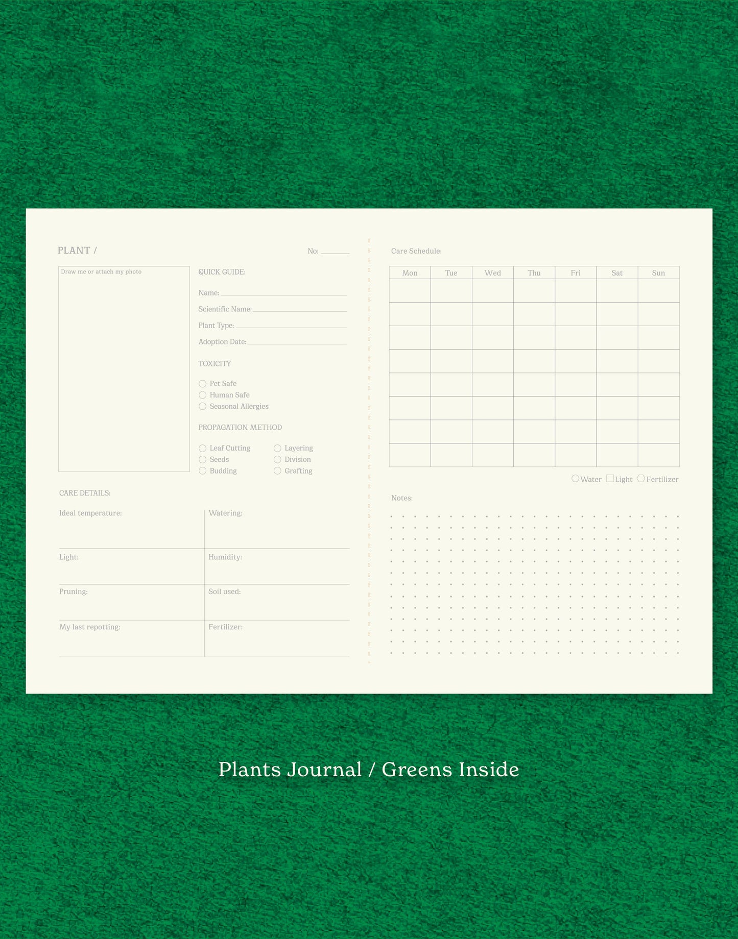 Plants Care Journal