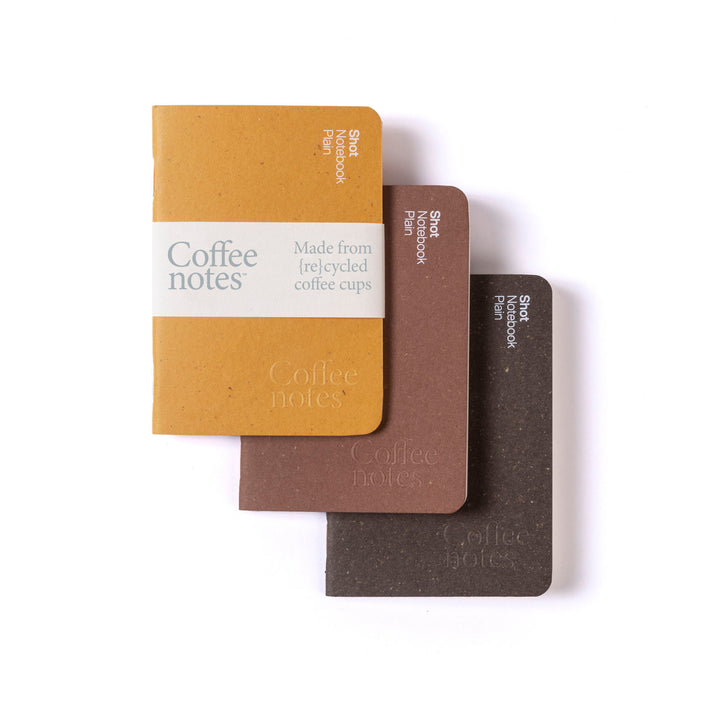 Shot Notebook (plain) - 9 Colours