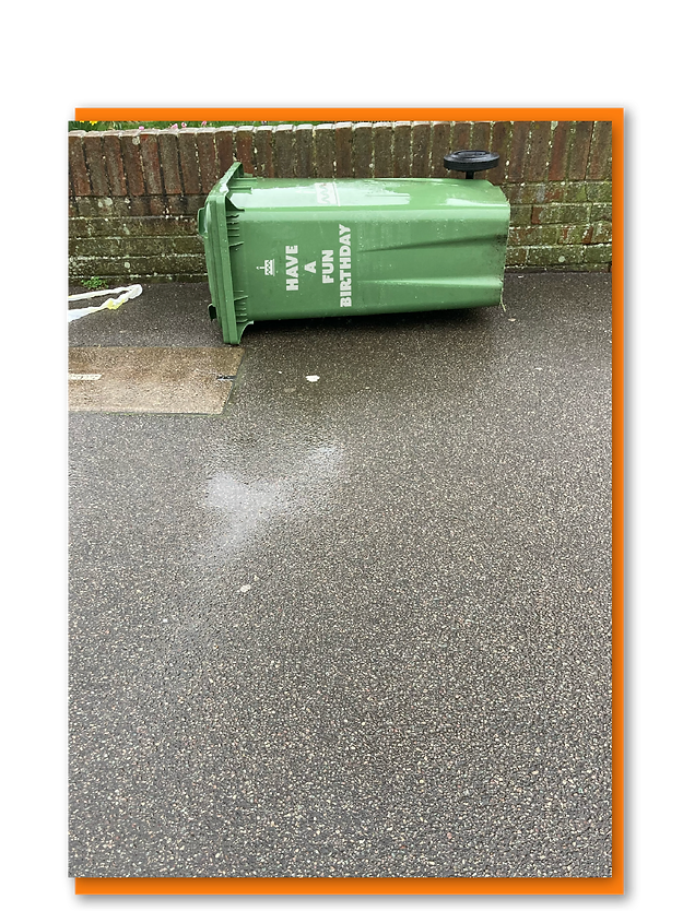 A Fun Birthday Bin card