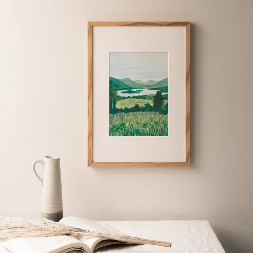 An A4 print from the Pencil Me In stationery shop.