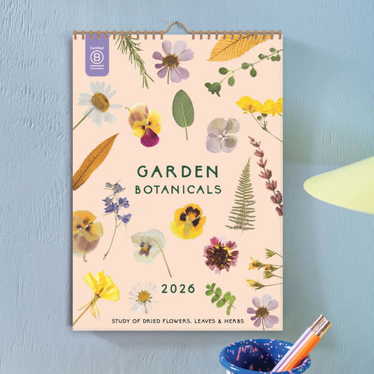 2026 Calendar - Garden Botanicals A4