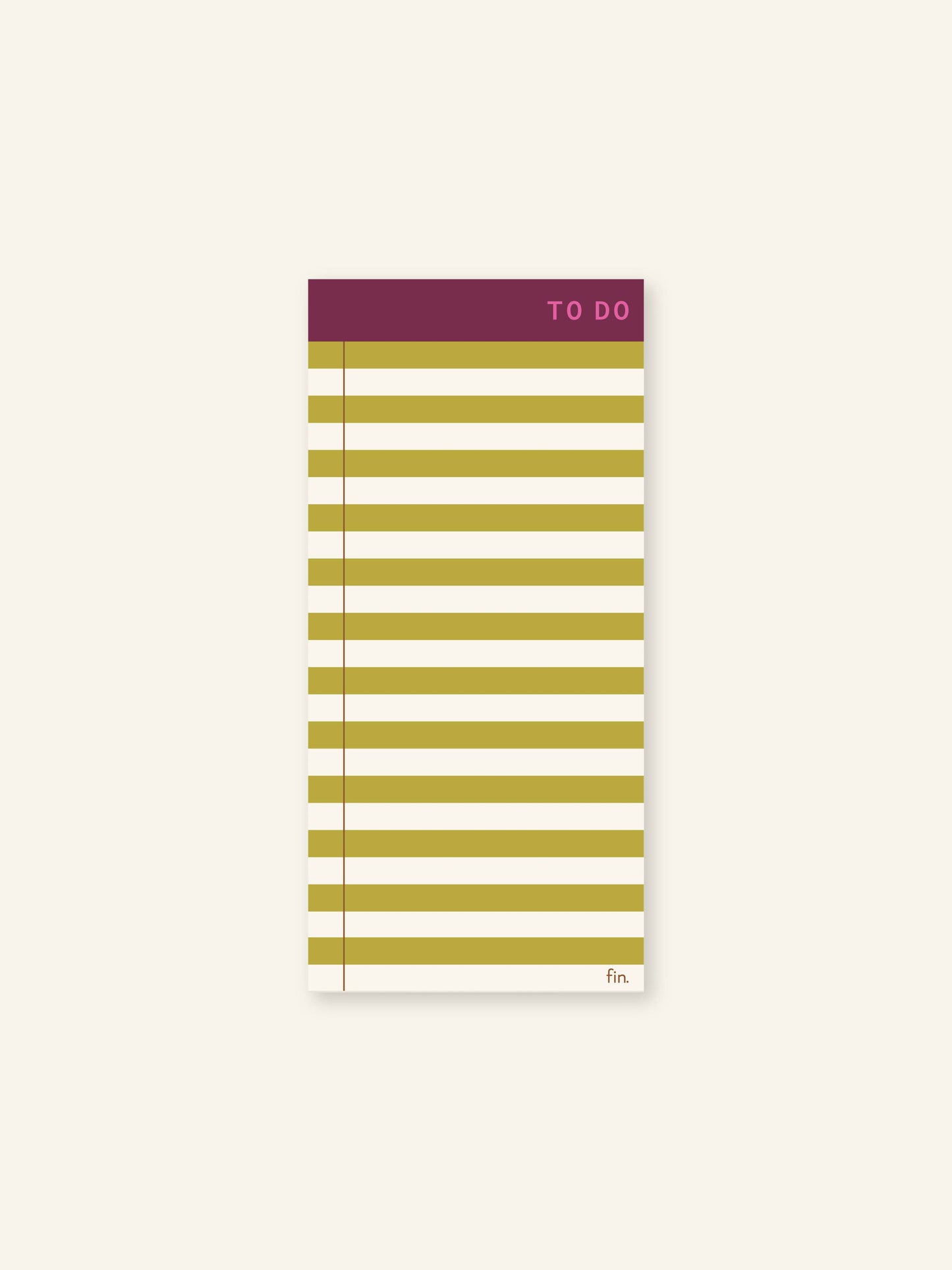 Striped To-Do List Pad
