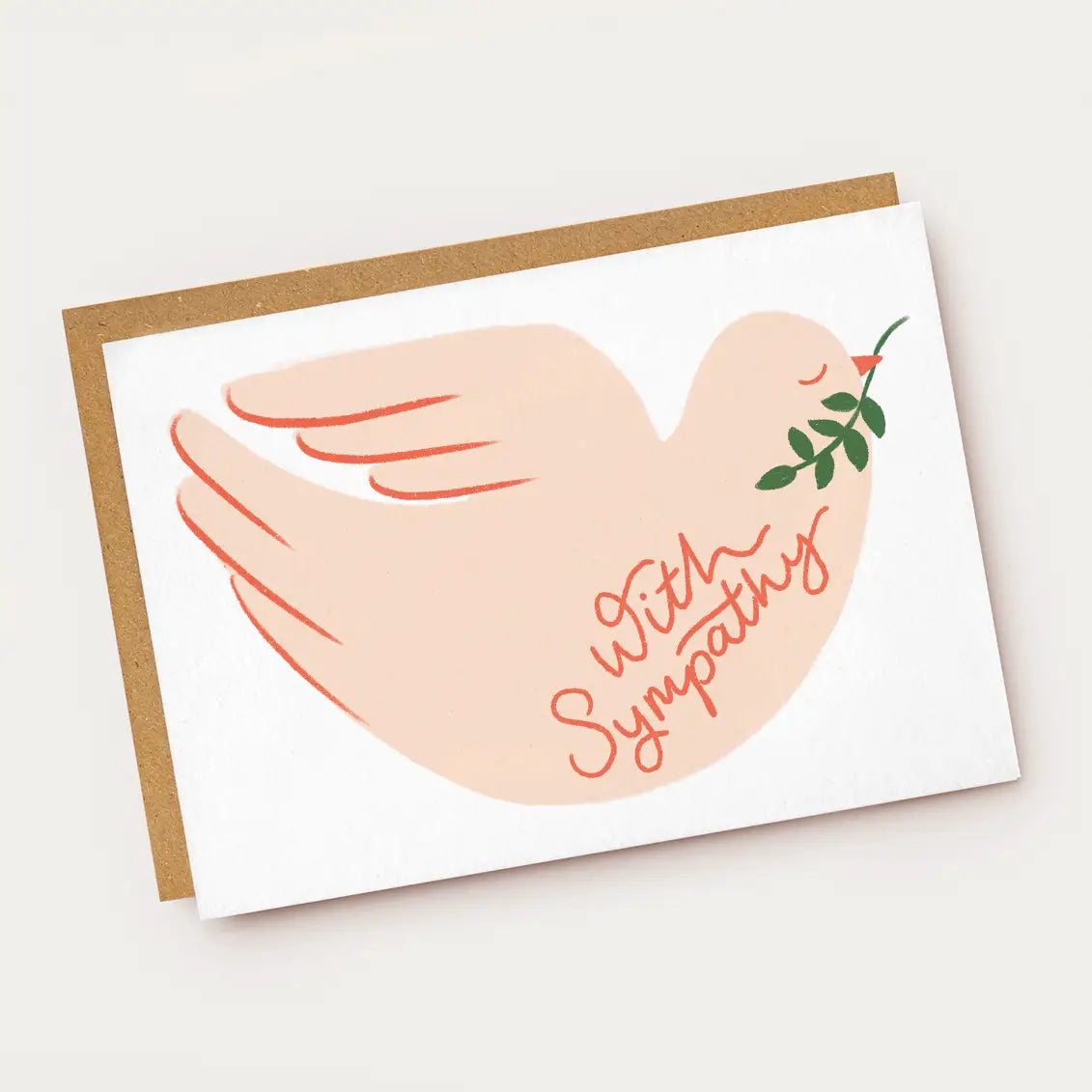 Dove With Sympathy card