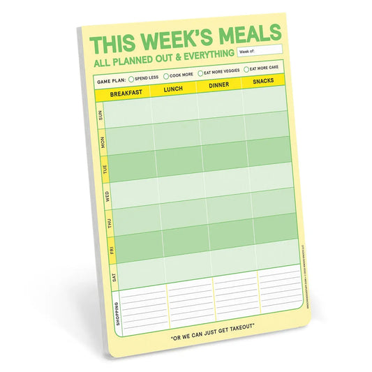 This Week's Meals Big & Sticky Notepad