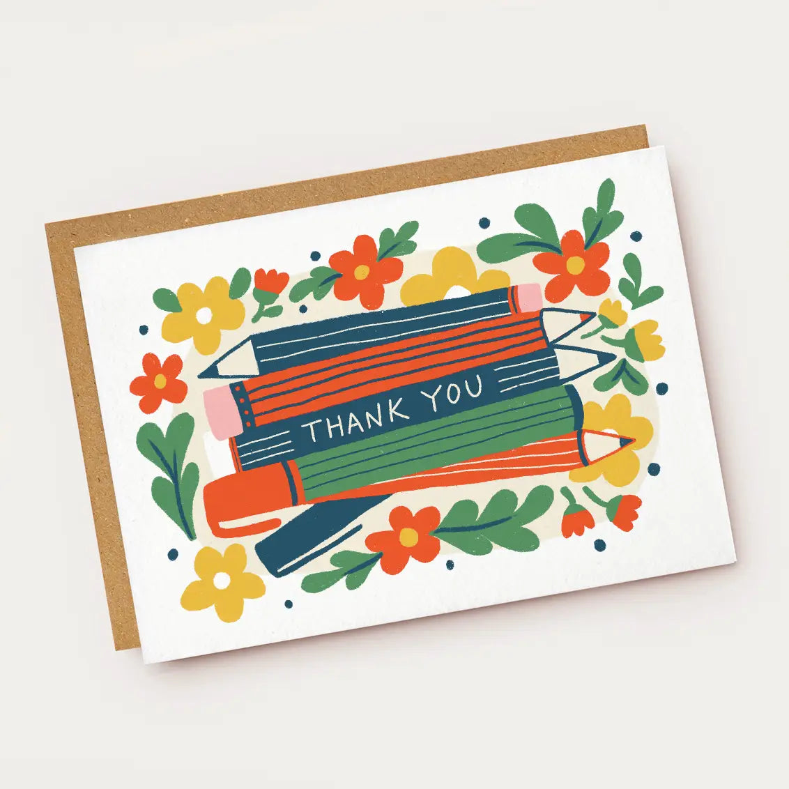 Thank You Pencils Card
