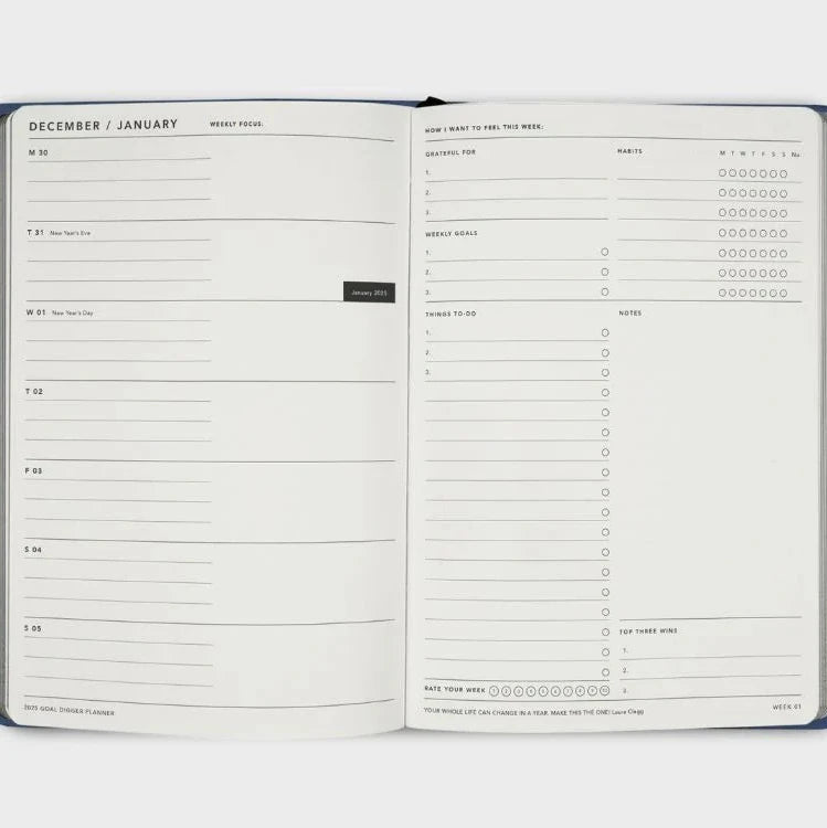 MiGoals 2026 Goal Diary Classic - 3 colours